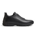 Zegna Triple Stitch™ Slip-On 'Black Grained Leather' (Men)