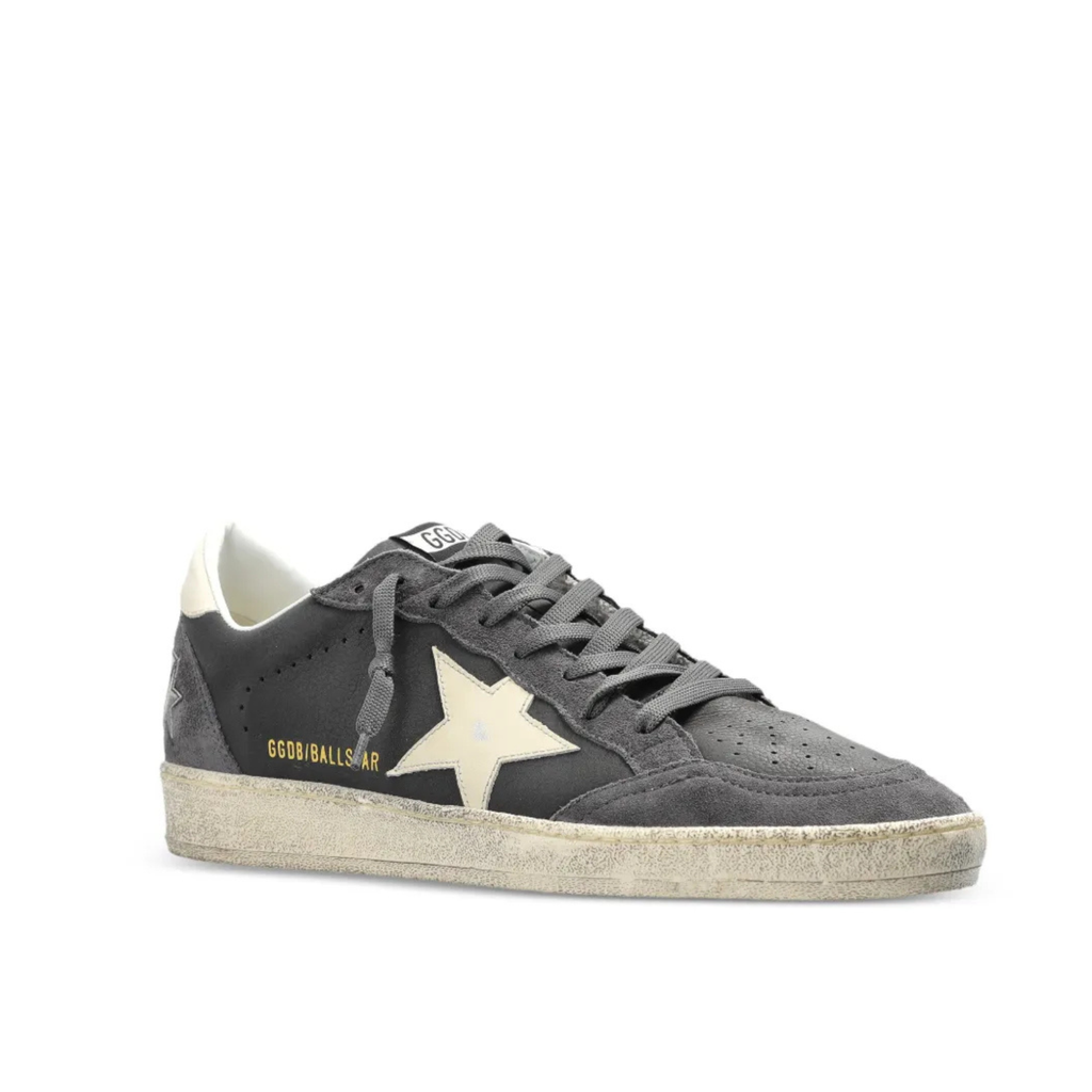 Golden Goose Ball-Star 'Grey Leather Suede' (Men)
