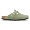 Birkenstock Boston Soft Footbed 'Green Tea Suede' (Unisex)