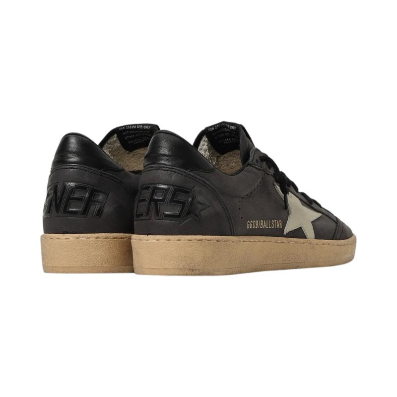 Golden Goose Ball-Star 'Dark Grey Sand Glitter' (Women)