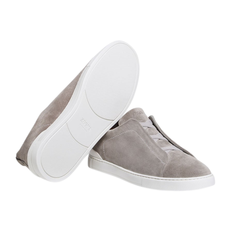 Zegna Triple Stitch™ Sneaker 'Grey Mélange Suede' (Unisex)
