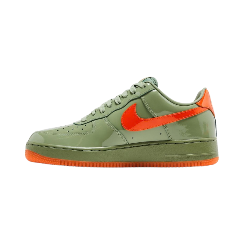 Nike Air Force 1 Low Premium 'Oil Green Safety Orange' (Men)