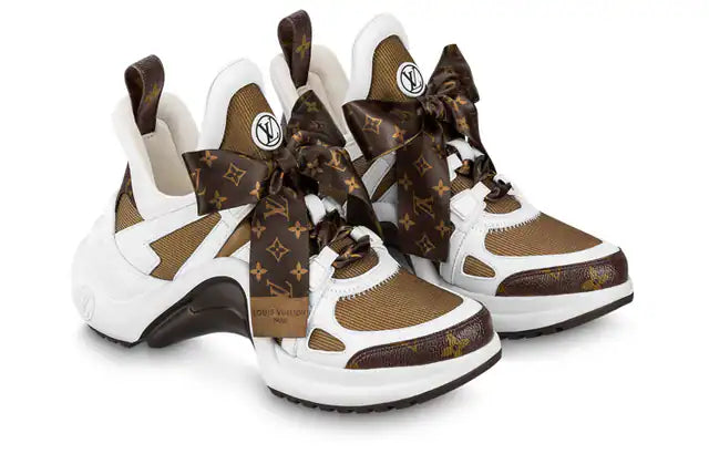 Louis Vuitton Archlight 1.0 Sneaker 'White Brown Ribbon' (Women)