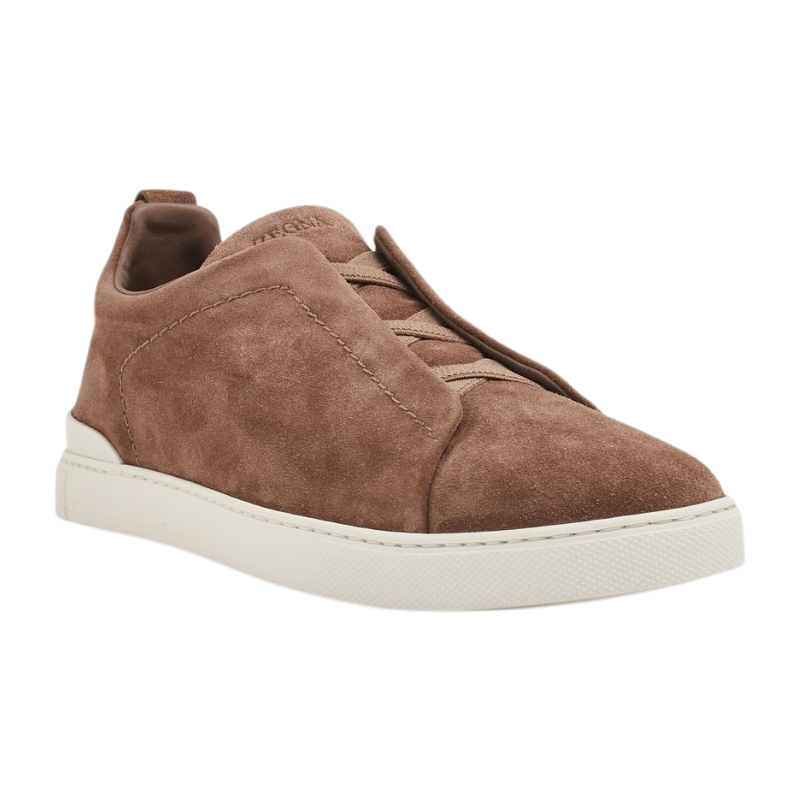 Zegna Suede Low-Top Sneaker 'Light Brown' (Unisex)