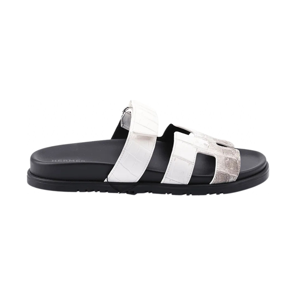 Hermès Chypre Sandal 'Himalaya Crocodile' (Men)