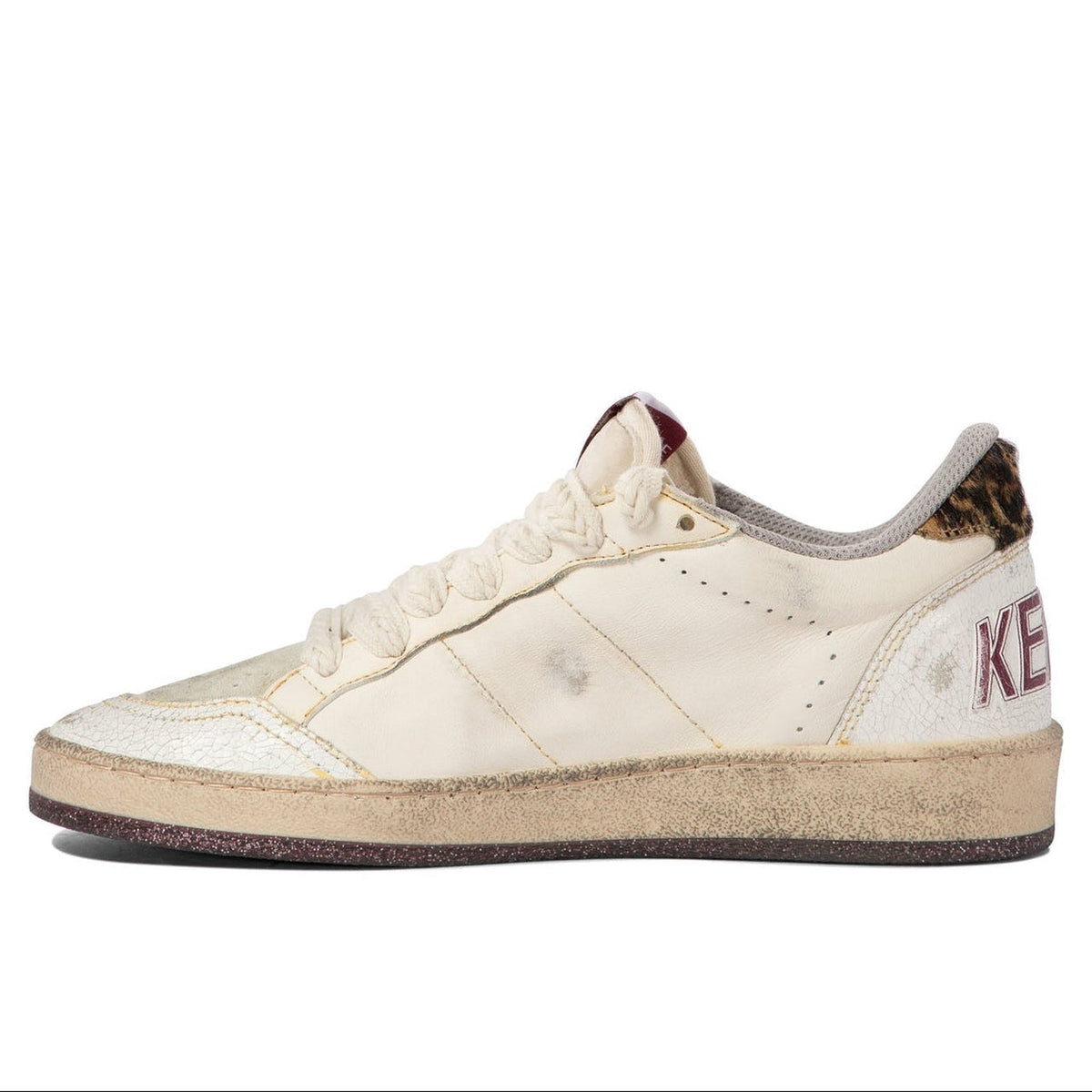 Golden Goose Ball-Star 'White Beige Leopard Black' (Women)