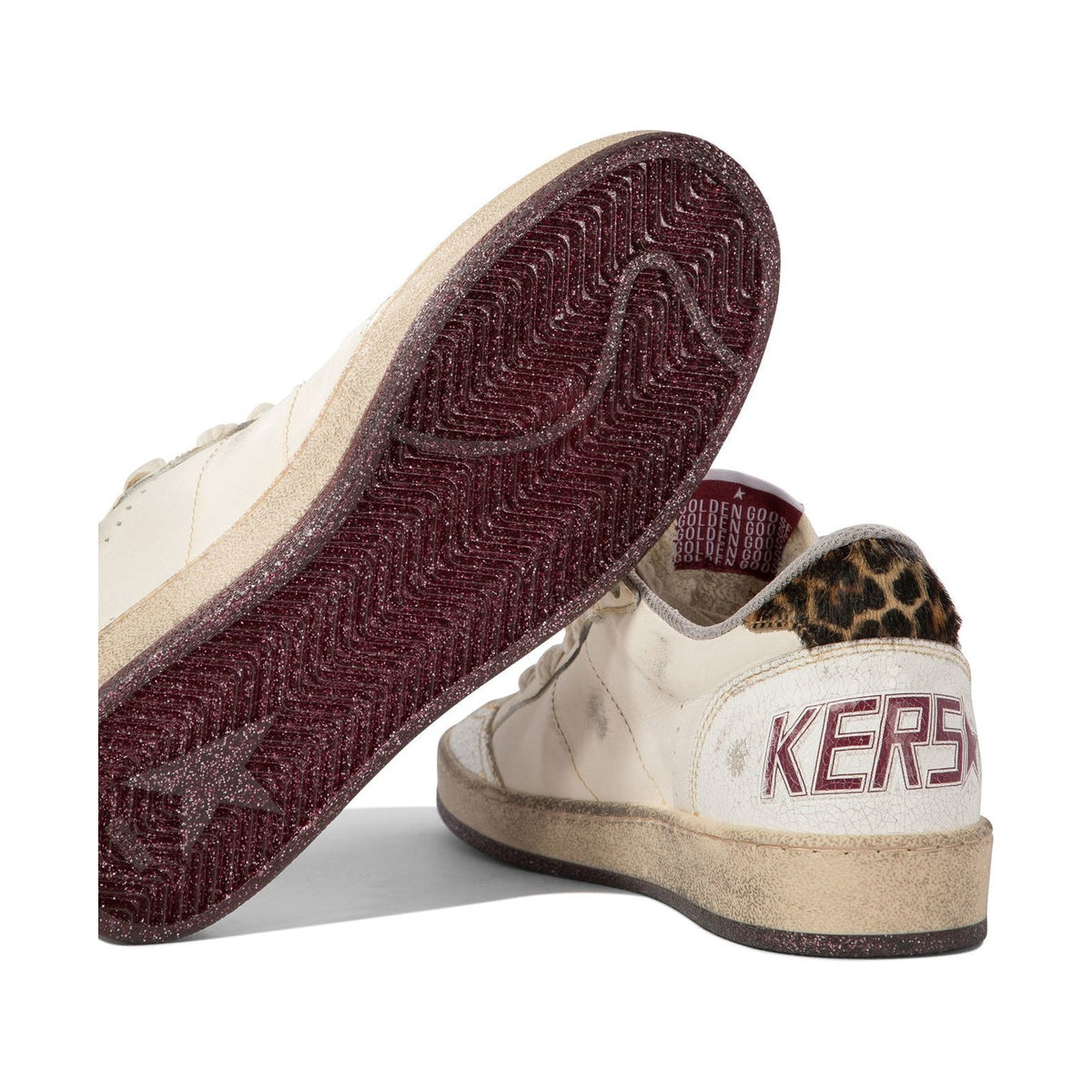 Golden Goose Ball-Star 'White Beige Leopard Black' (Women)