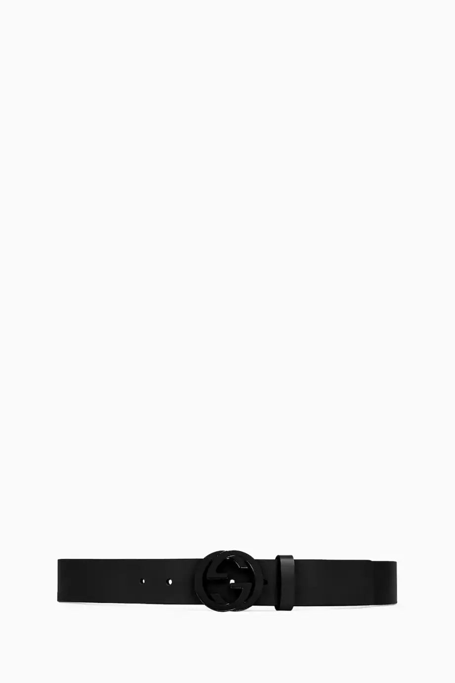 Gucci GG Leather Belt 'Black' (Unisex)