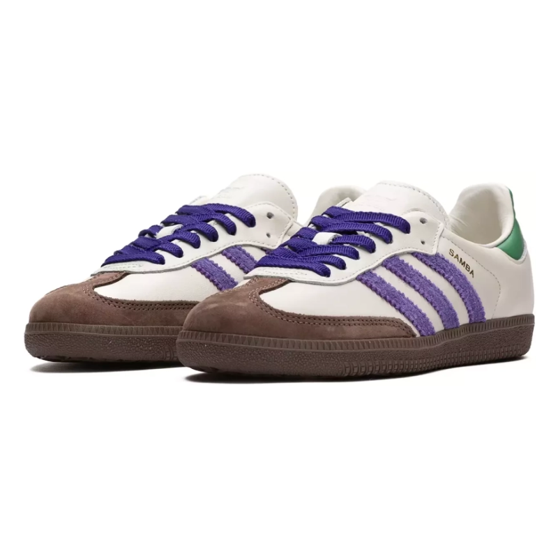 adidas Samba OG 'Off White Core Purple Green' (Women)