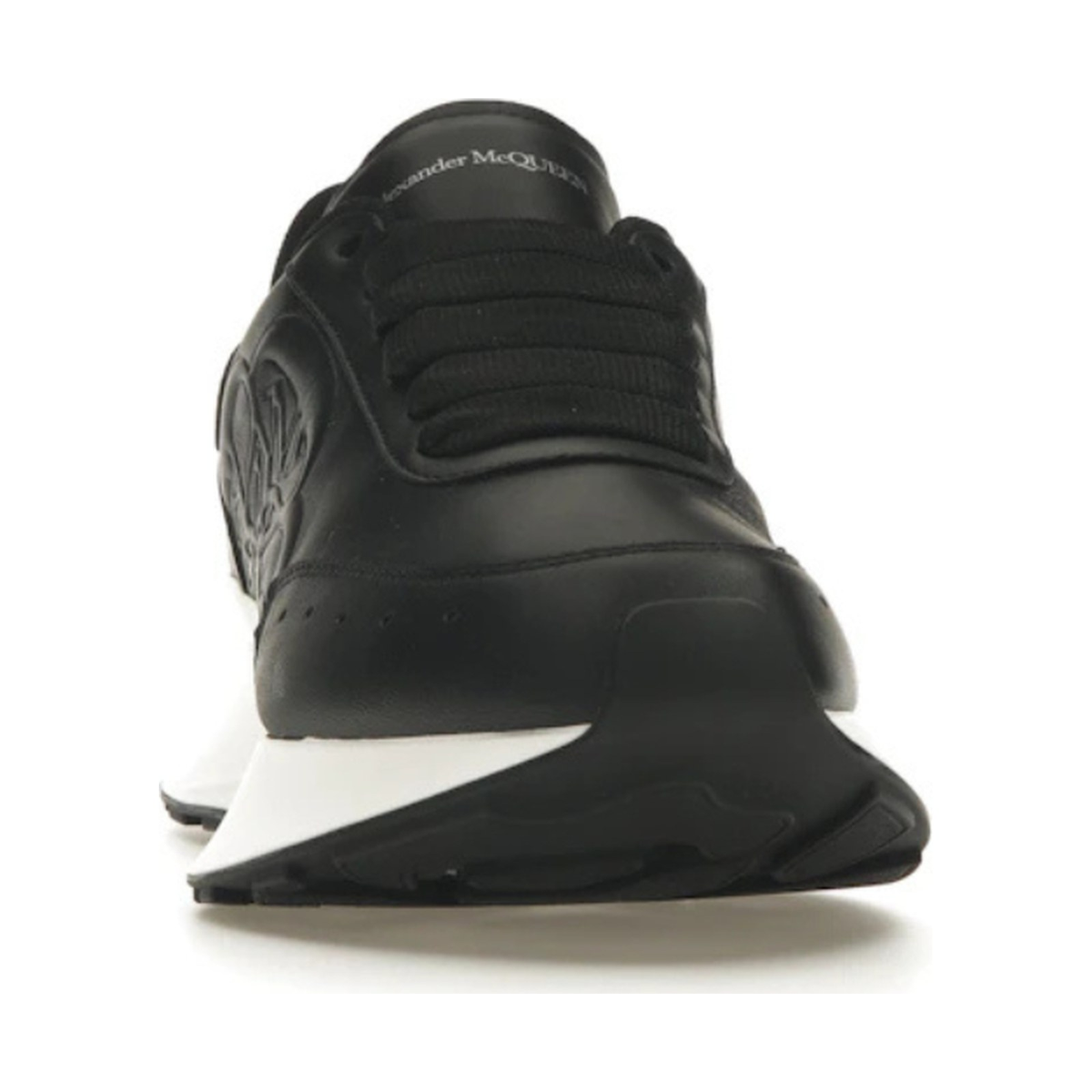Alexander McQueen Oversized Graffiti Sprint Runner 'Black White' (Unisex)