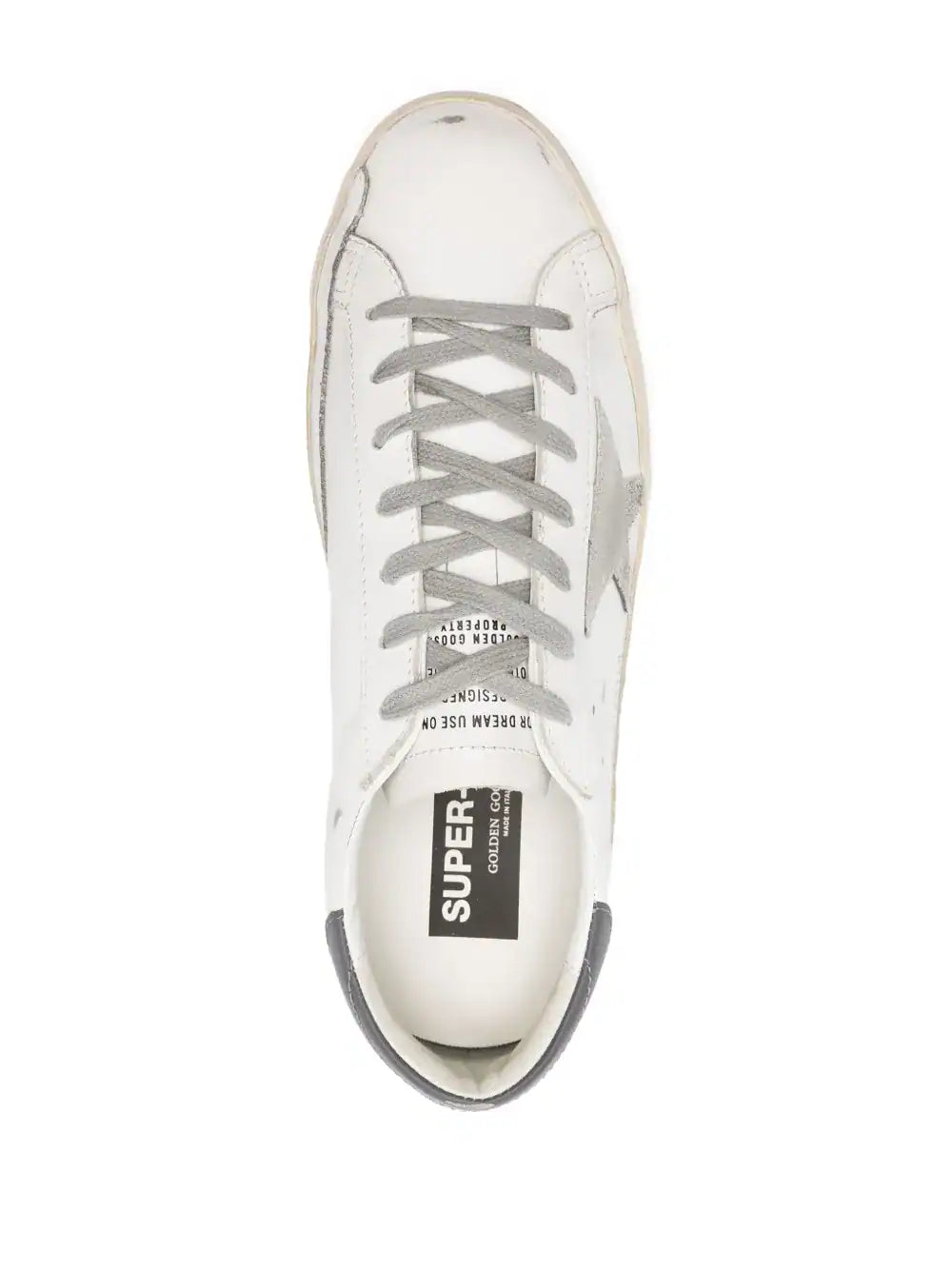 Golden Goose Super-Star Distressed 'White' (Men)