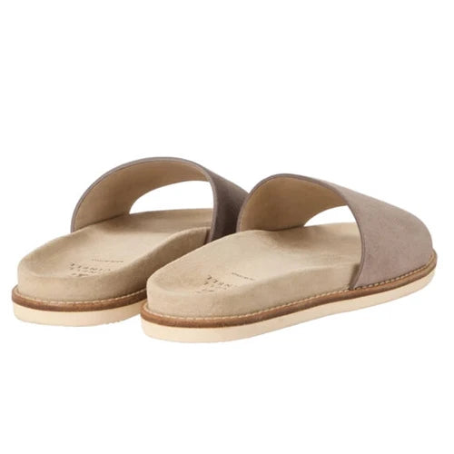 Brunello Cucinelli Suede Slide 'Beige' (Men)