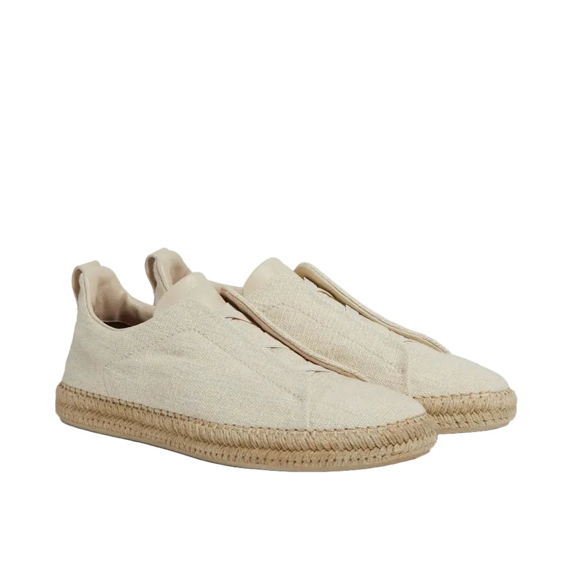 Zegna Triple Stitch™ Espadrille 'Beige Suede' (Men)