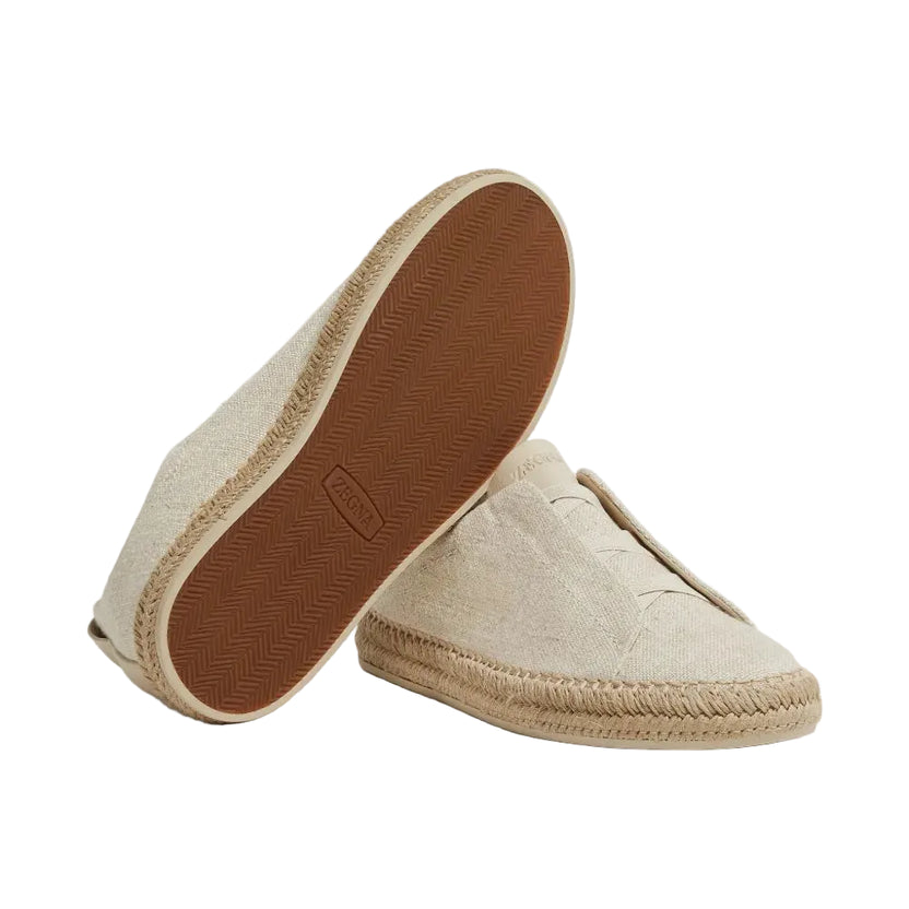 Zegna Triple Stitch™ Espadrille 'Beige Suede' (Men)