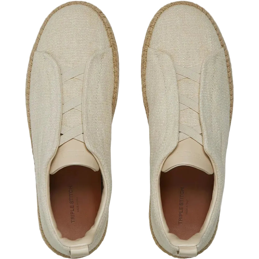 Zegna Triple Stitch™ Espadrille 'Beige Suede' (Men)