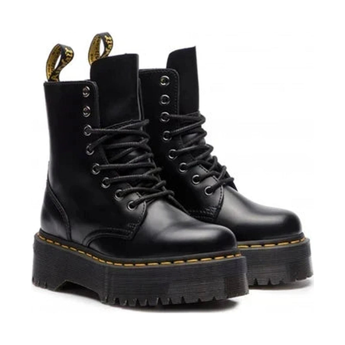 Dr. Martens Jadon Platform Boot 'Black Smooth Leather' (Women)
