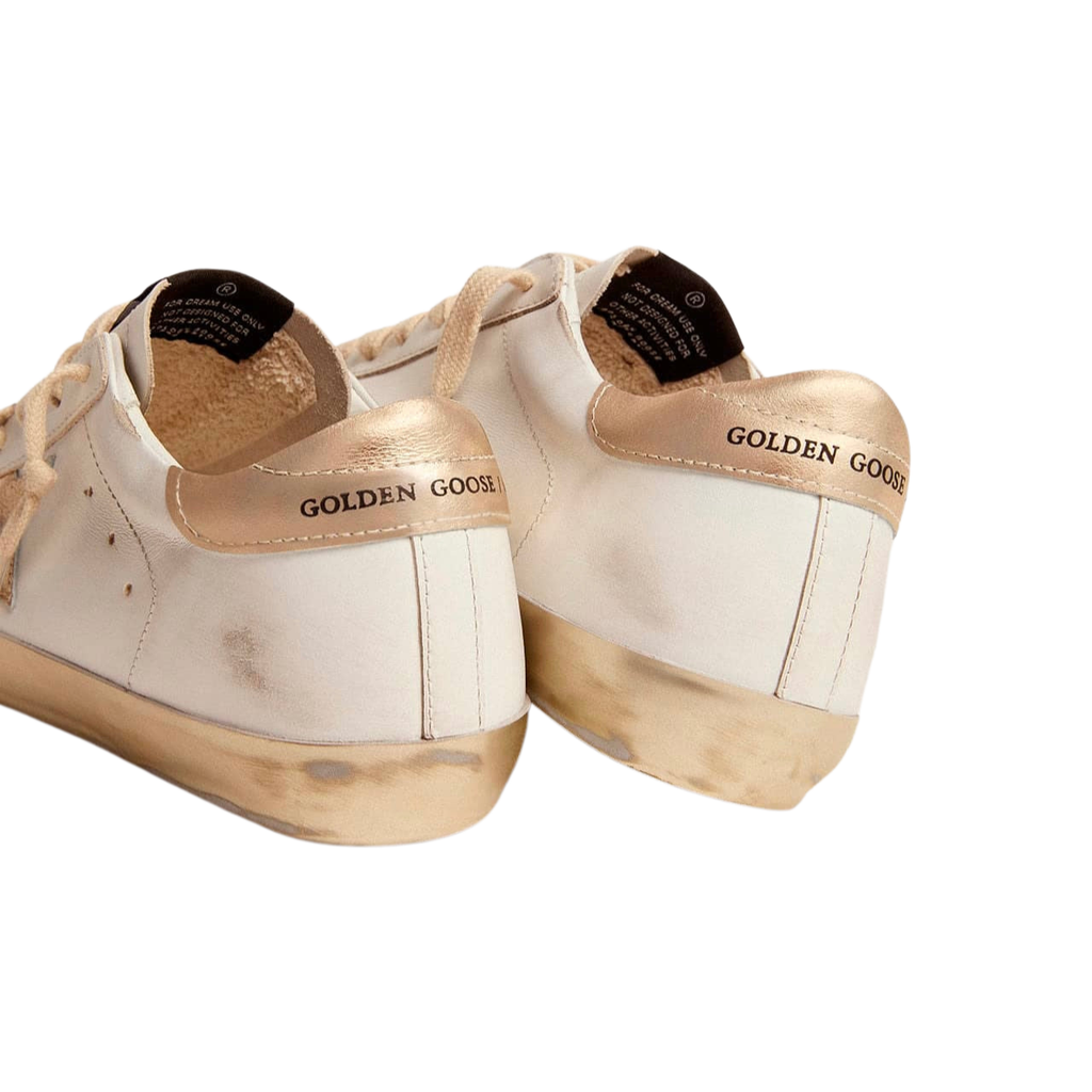 Golden Goose Super-Star 'Gold Sparkle Foxing Studs' (Women)