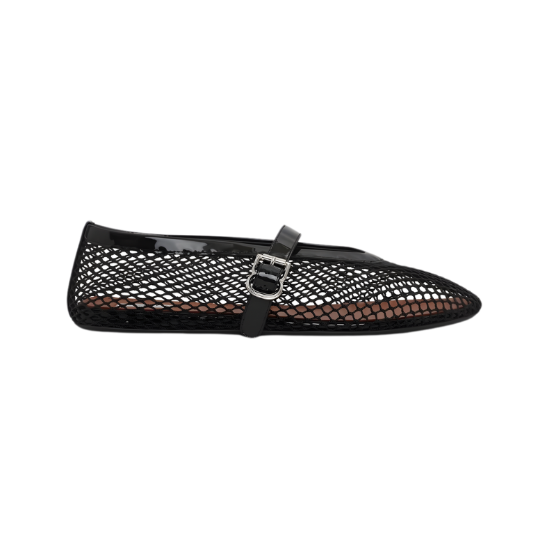 Alaïa Fishnet Ballet Flat 'Black' (Women)