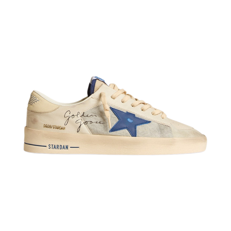 Golden Goose Stardan 'Ivory Blue Star' (Men)