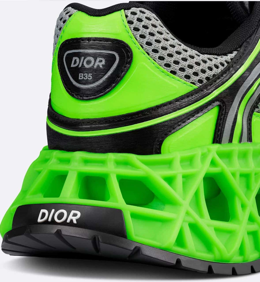 Dior B35 NXXT Sneaker 'Neon Green Black' (Men)