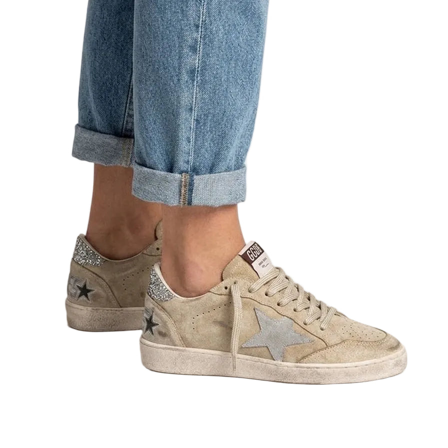 Golden Goose Ball-Star 'Beige Suede' (Women)