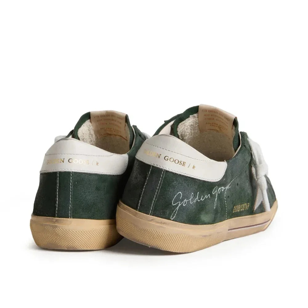 Golden Goose Super-Star 'Green Suede Silver Star' (Men)