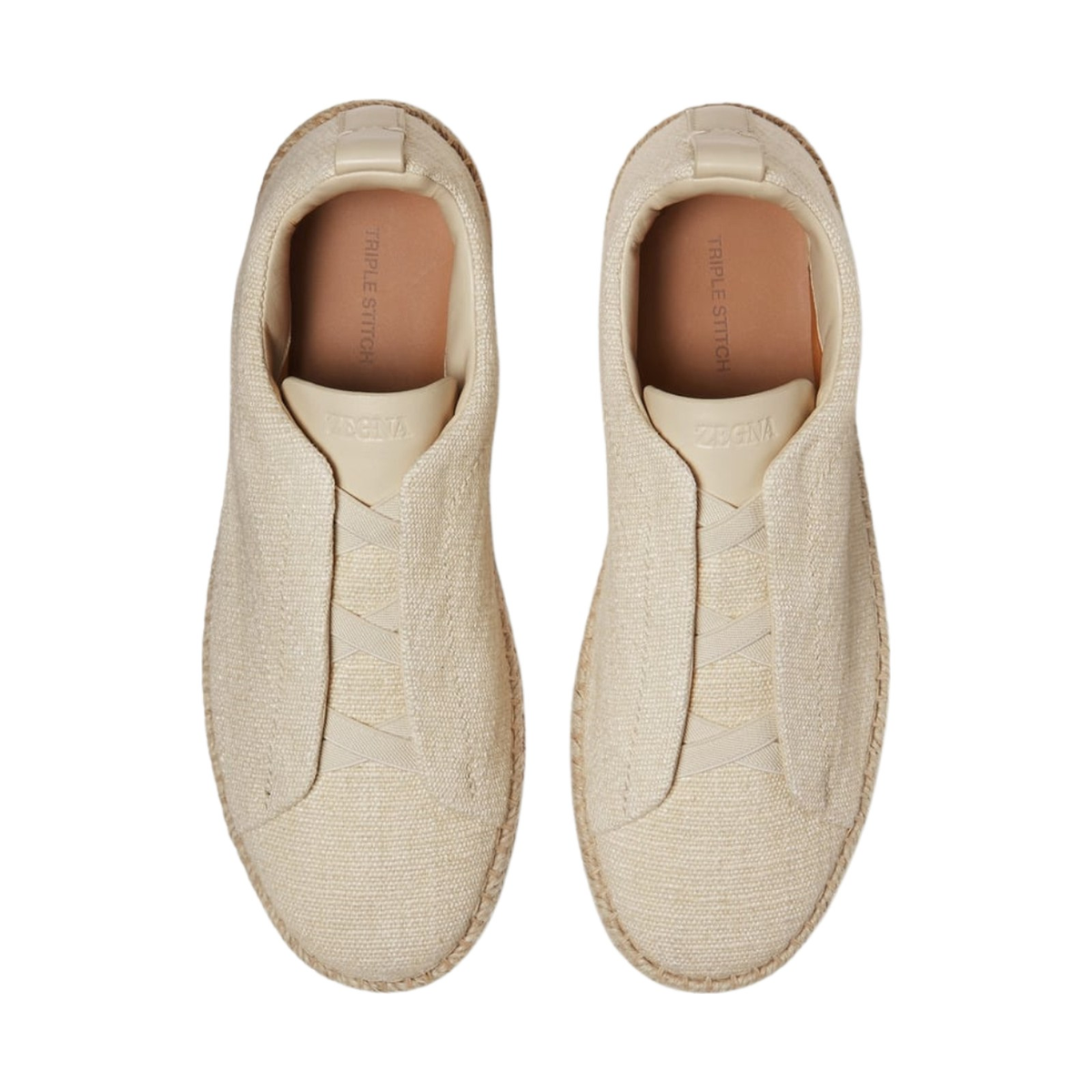 Zegna Triple Stitch™ Espadrille 'Off White Linen' (Men)