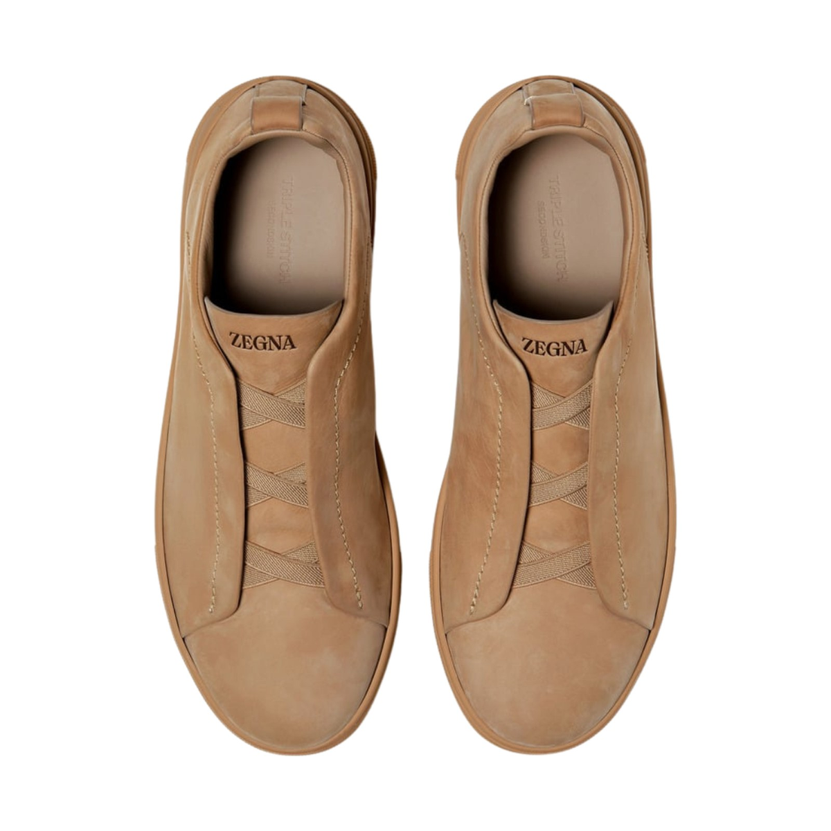 Zegna Triple Stitch™ SECONDSKIN Sneaker 'Beige' (Men)