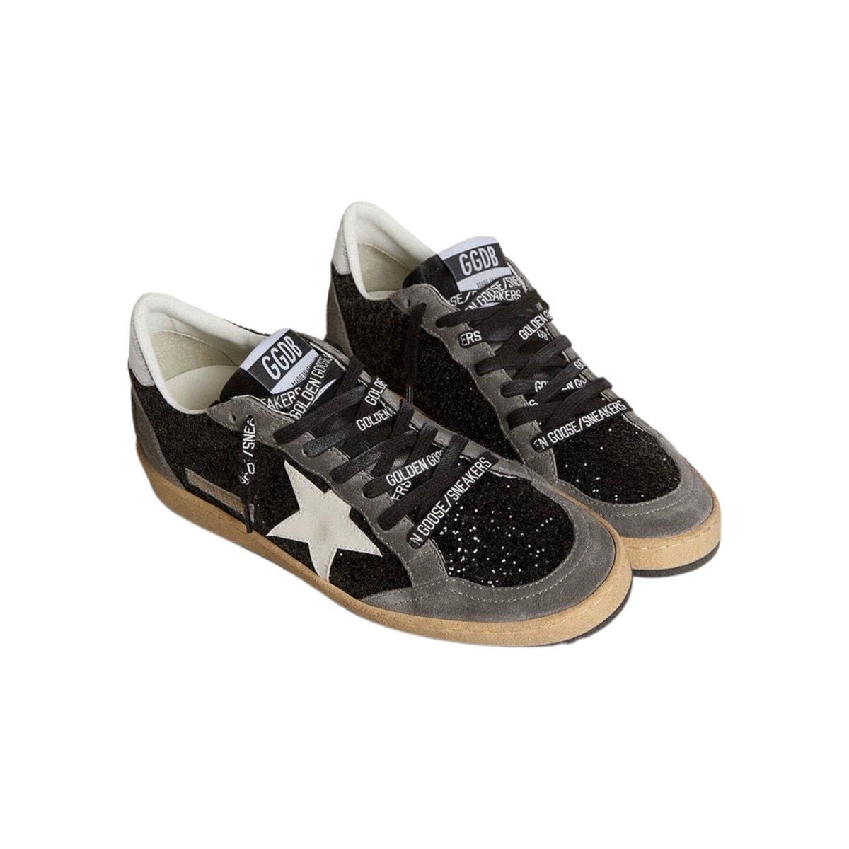 Golden Goose Ball-Star 'Glitter Metallic Heel Tab' (Women)