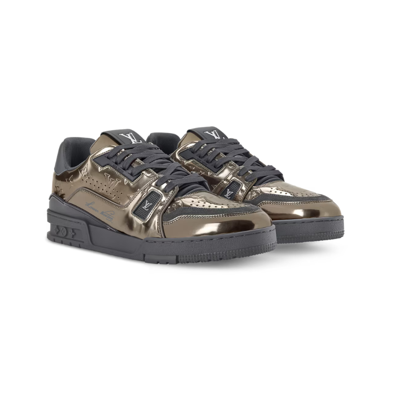 Louis Vuitton LV Trainer Sneaker 'Gold Black' (Men)
