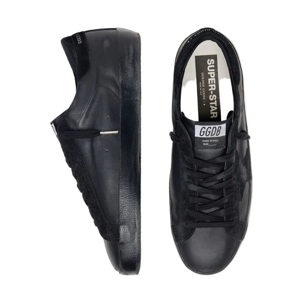 Golden Goose Super-Star 'Black Nappa' (Unisex)