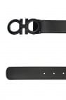 Ferragamo Gancini Leather Belt 'Black' (Unisex)