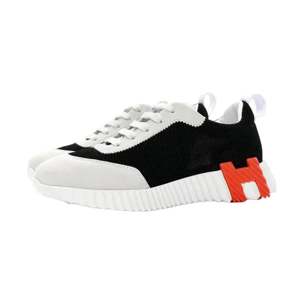 Hermès Bouncing Sneaker 'Black White Orange' (Unisex)