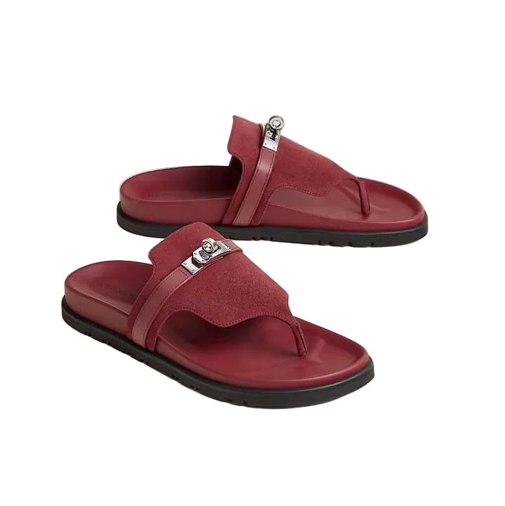 Hermès Empire Sandal 'Rose Lie de Vin' (Women)