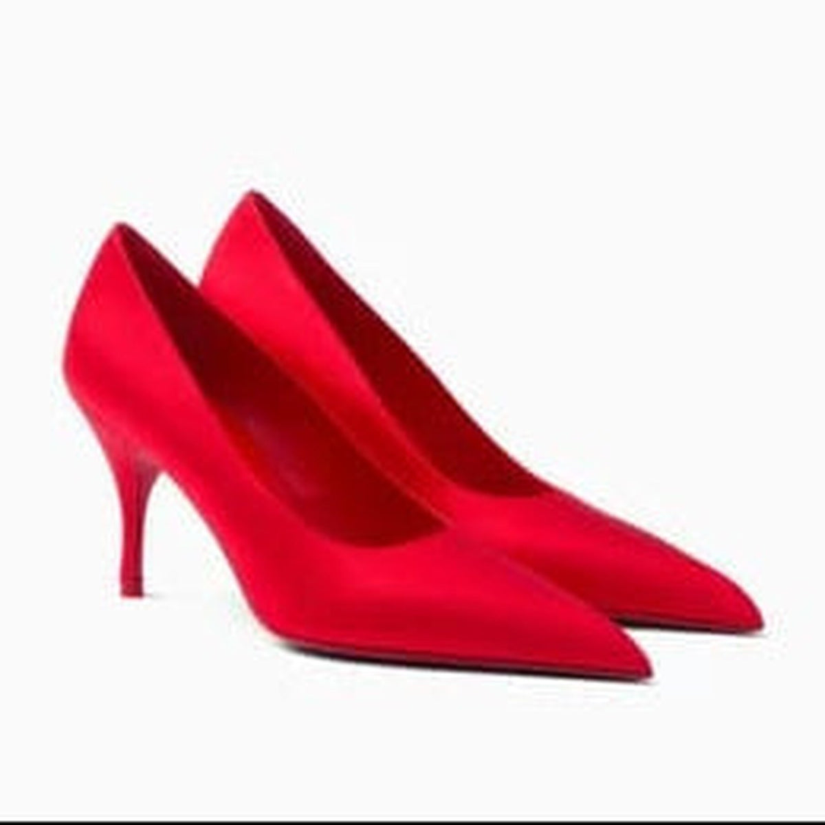 Prada Pointed-Toe 85 Satin Pump (Women)