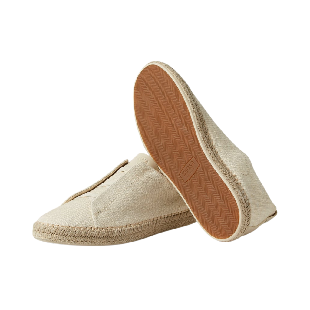Zegna Triple Stitch™ Espadrille 'Off White Linen' (Men)