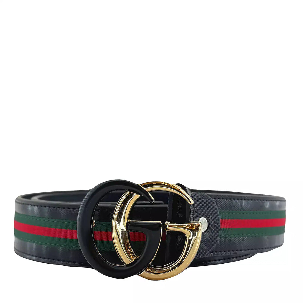 Gucci GG Buckle Belt 'Black Gold' (Unisex)