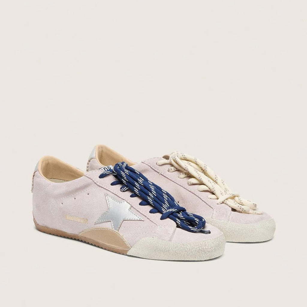 Golden Goose True-Star 'Pastel Pink Suede Silver Star' (Women)