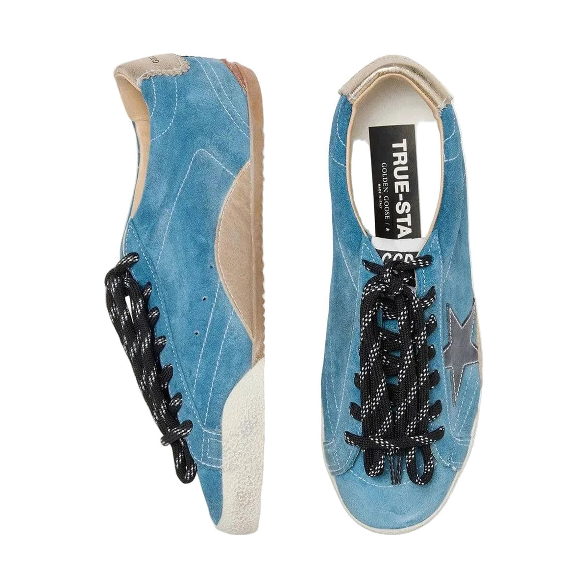 Golden Goose True-Star 'Teal Suede Black Star' (Women)