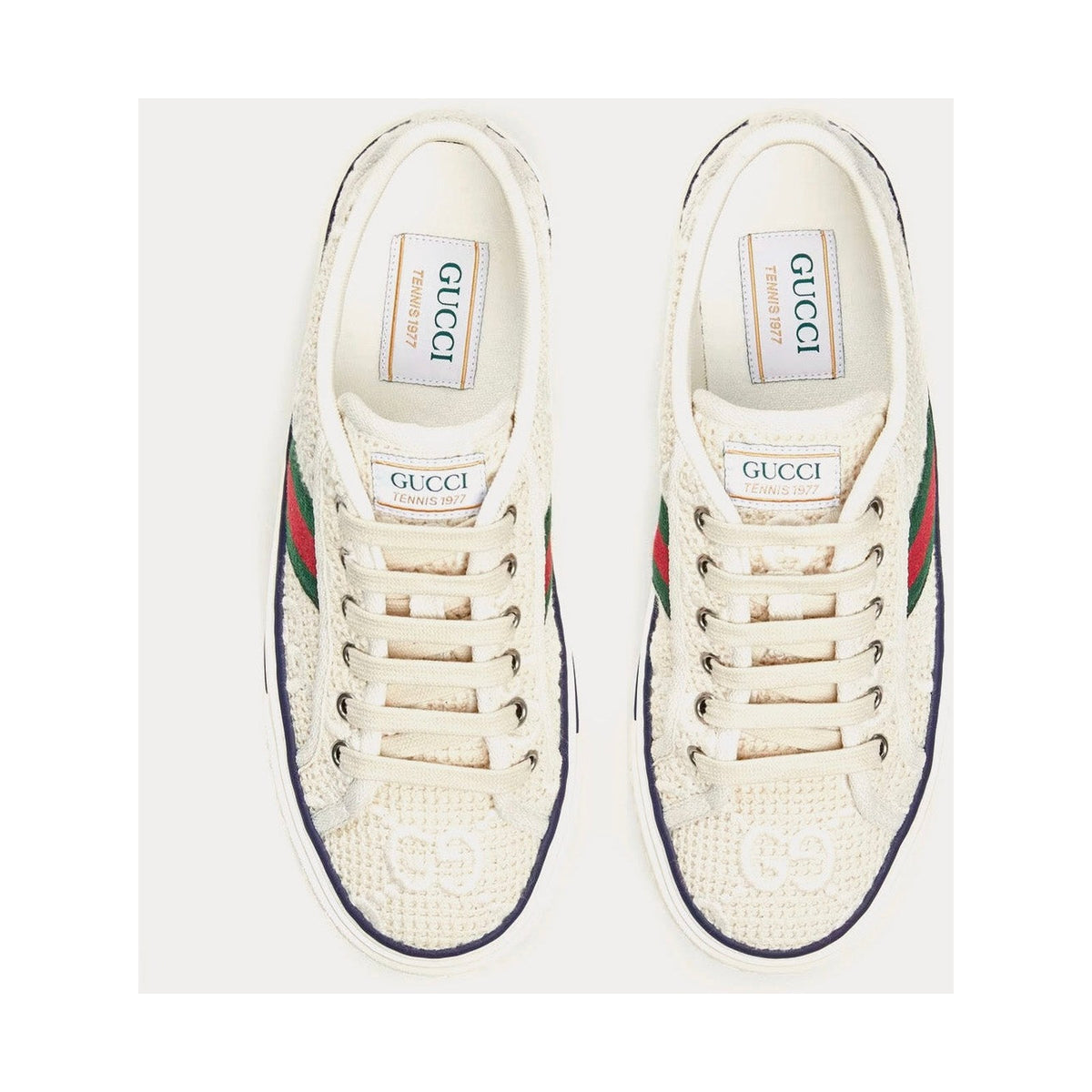 Gucci Tennis 1977 'GG Crochet Ivory White' (Women)