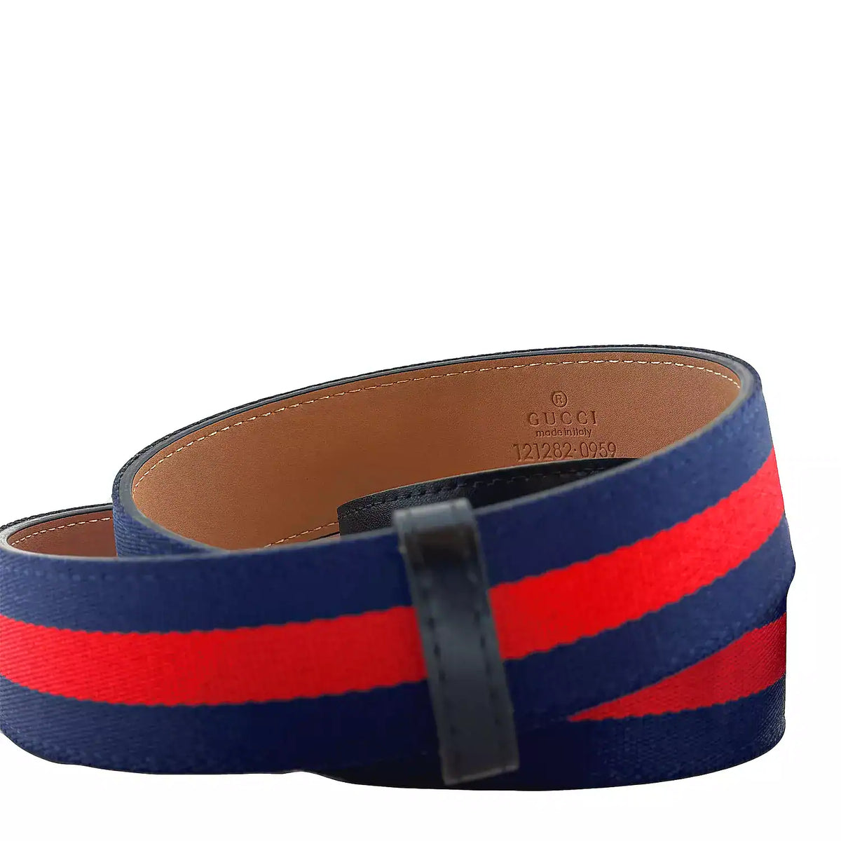 Gucci GG Buckle Belt 'Blue Black' (Unisex)
