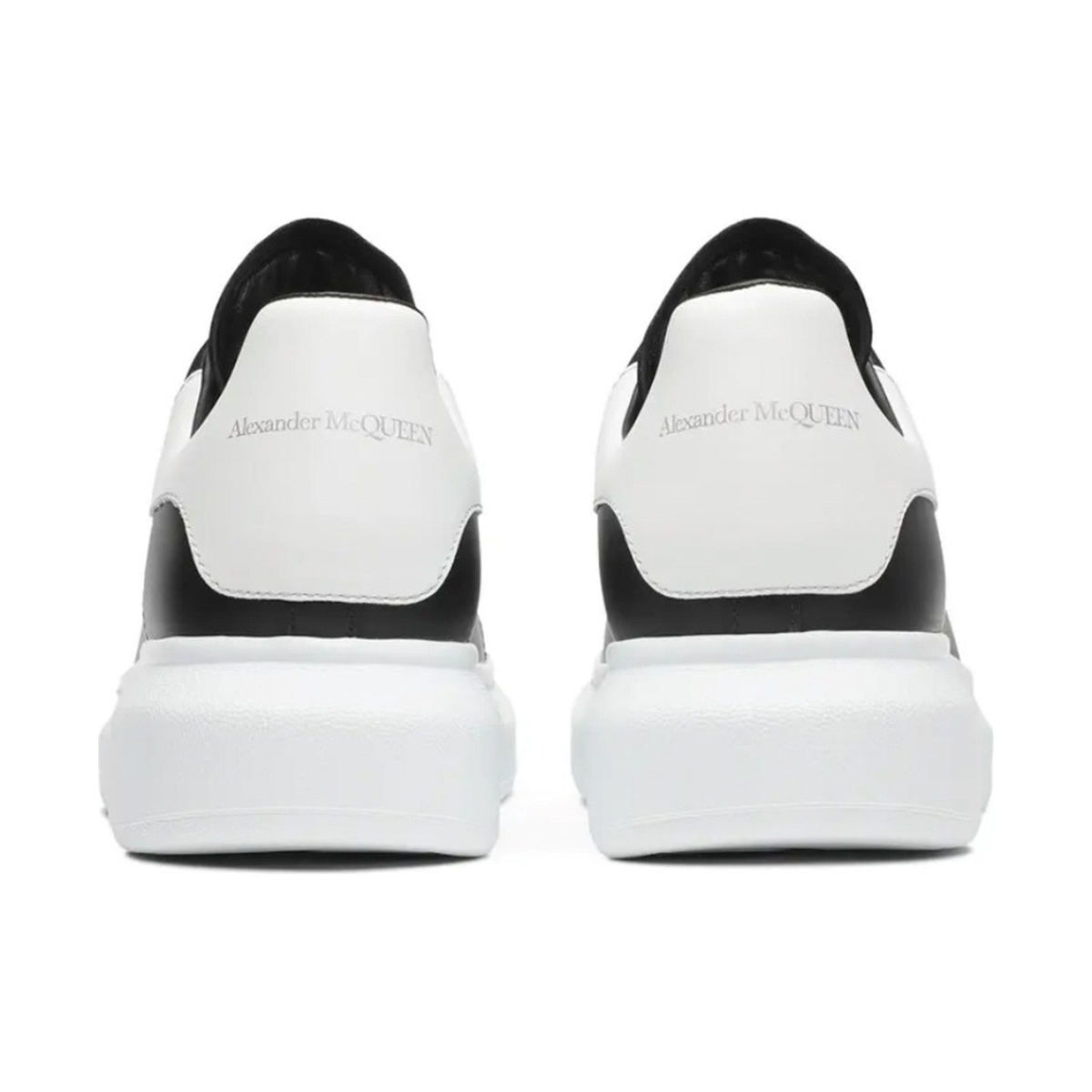 Alexander McQueen Oversized Sneaker 'Black White' (Women)
