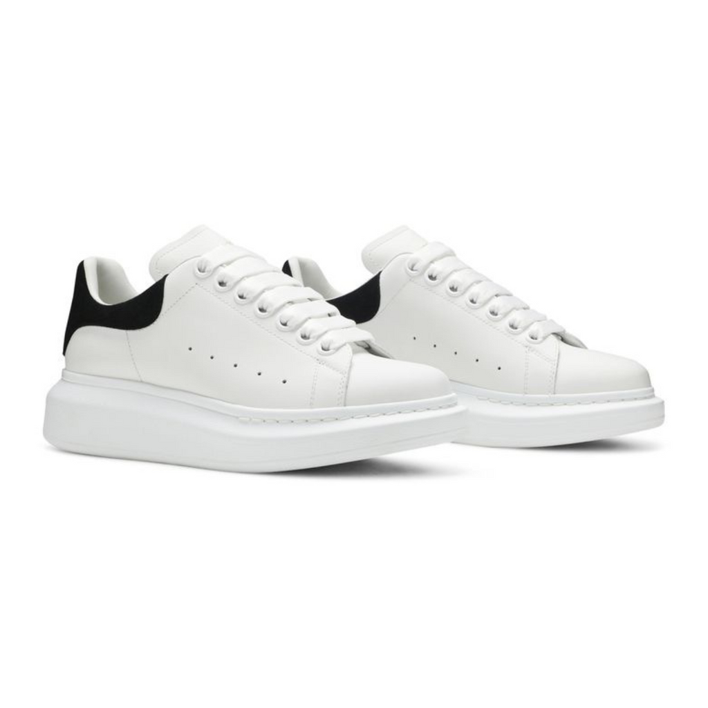Alexander McQueen Oversized Sneaker 'White Black' (Unisex) — 2-Hour Delivery