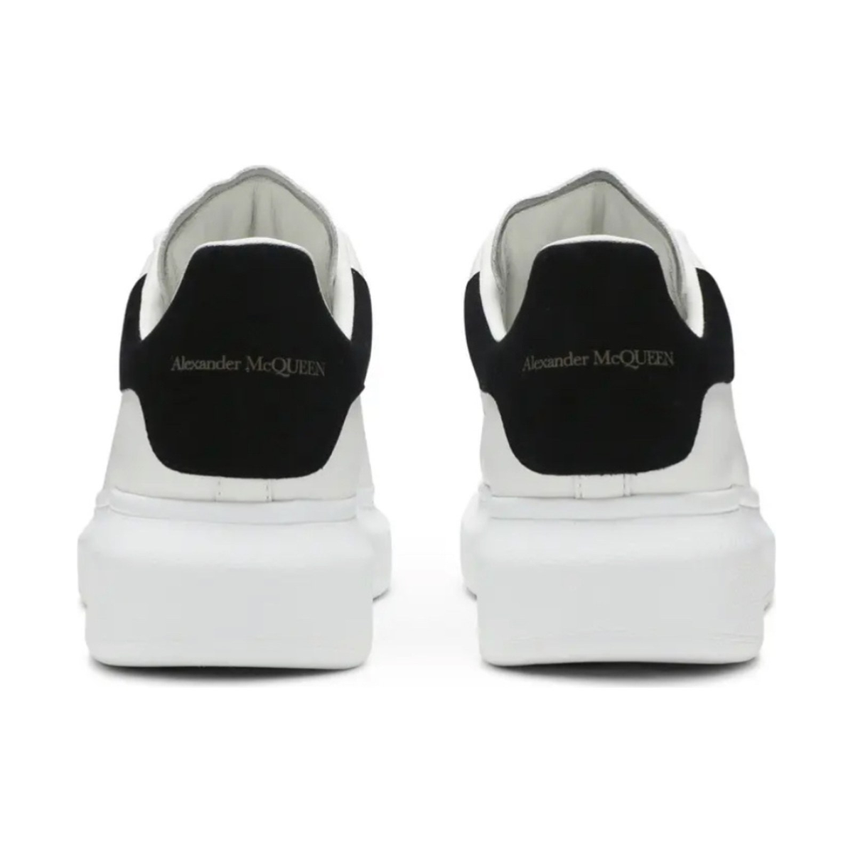 Alexander McQueen Oversized Sneaker 'White Black' (Unisex) — 2-Hour Delivery