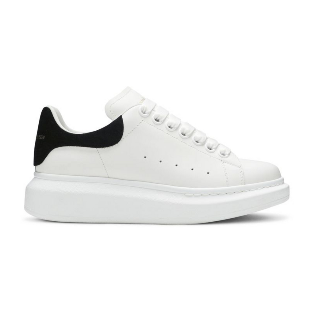 Alexander McQueen Oversized Sneaker 'White Black' (Unisex) — 2-Hour Delivery