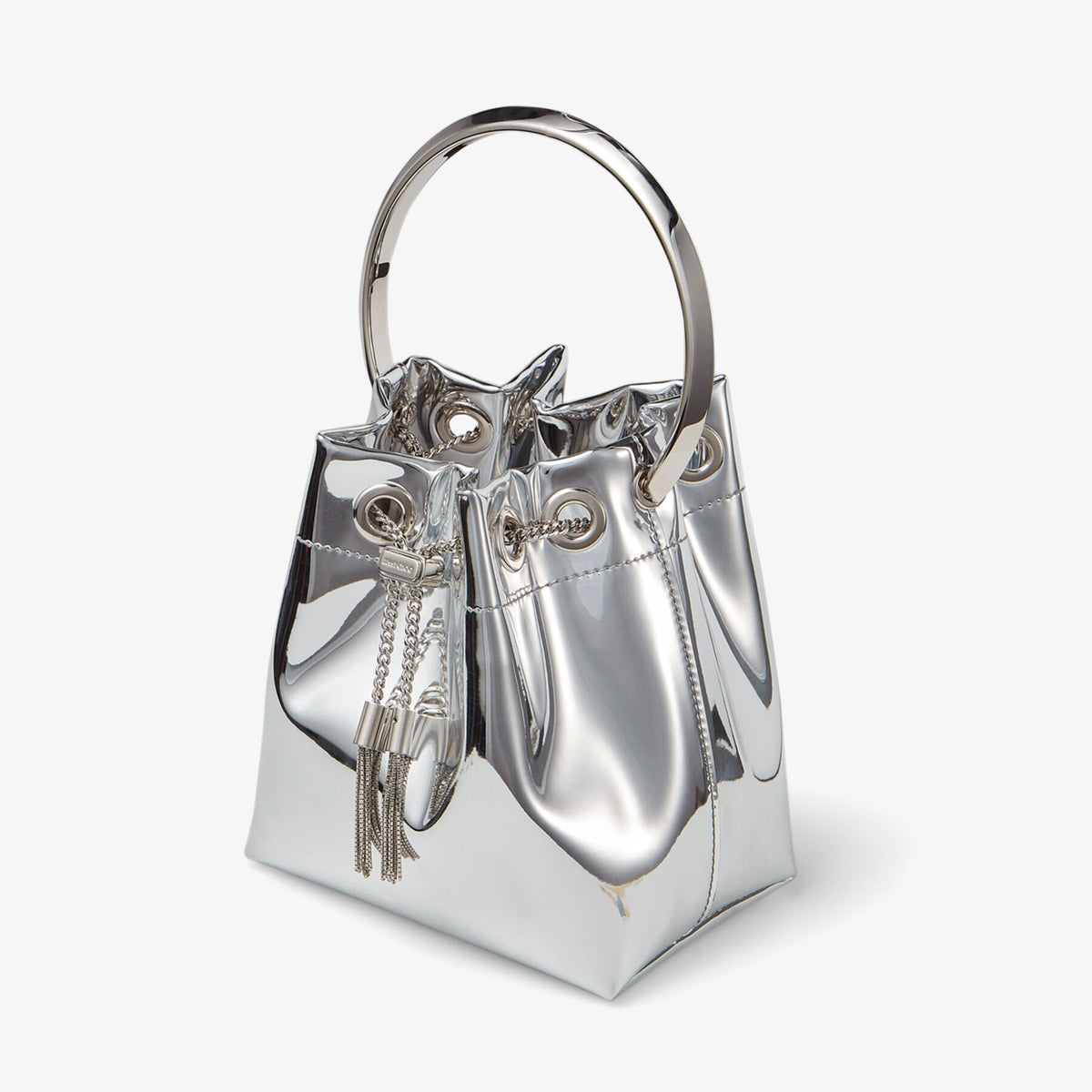 Jimmy Choo Bon Bon Mini Bag 'Silver Mirror' (Women)