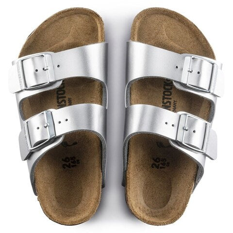 Birkenstock Arizona Kids 'Electroplated Silver' (Kids)