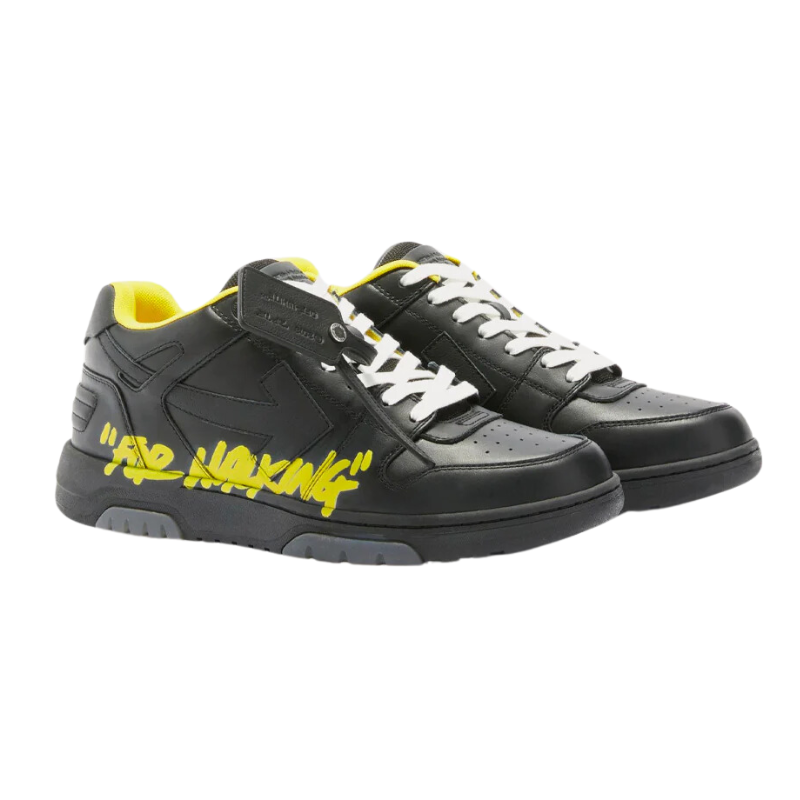 Off-White Out Of Office 'For Walking - Black Yellow' (Unisex)