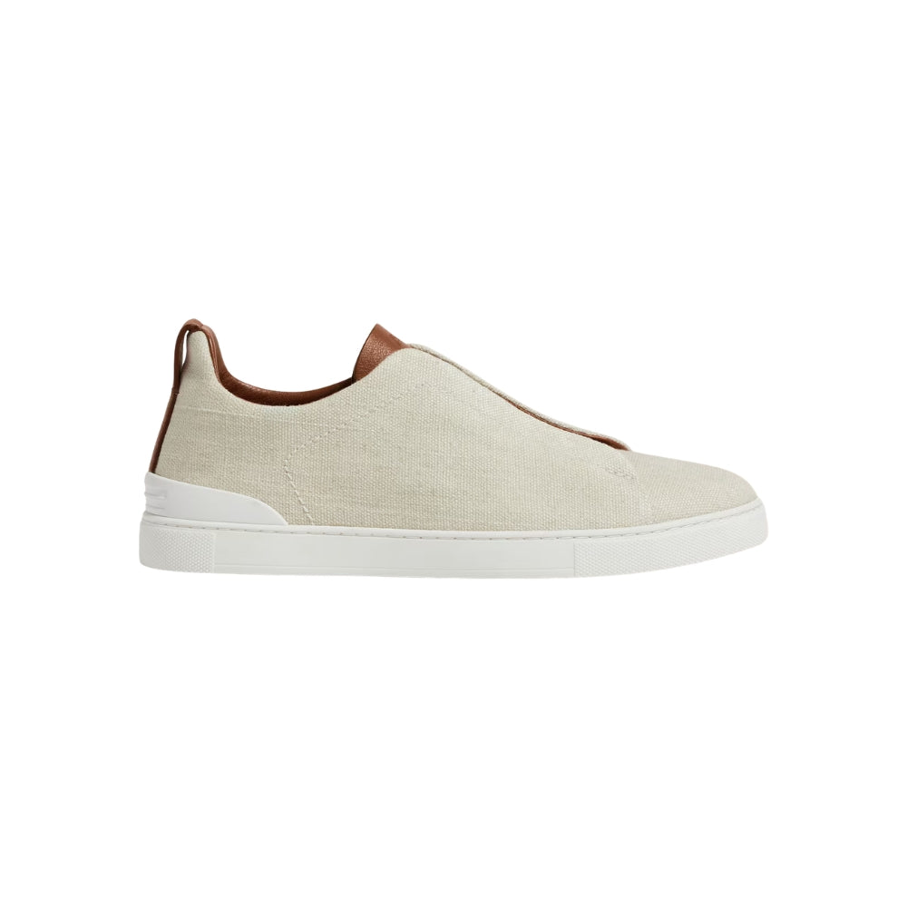 Zegna Triple Stitch™ Sneaker 'Dust White Cotton Linen' (Men)