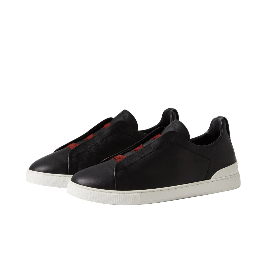 Zegna Triple Stitch™ SECONDSKIN Sneaker 'Black' (Men)